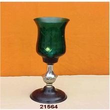 Glass Hurricane Lamp