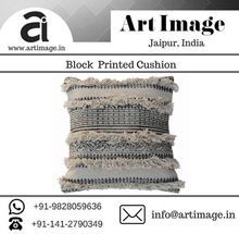 Shaggy Hand Block Printed Cushion Covers
