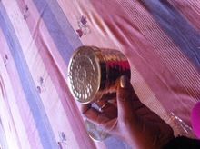 Brass Hammered Container