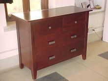 Wooden Cabinet with 4 Drawers