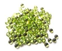 Natural Peridot Round Cabochon Loose Gemstone