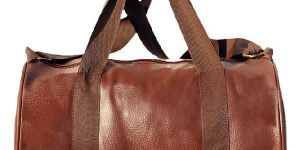 Fake Leather Duffle Bag