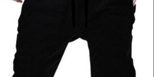 Men Black Track Pants