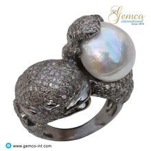 Diamond Pave Fish Jewelry