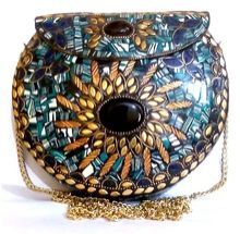`fashion moasaic work handmade Purses