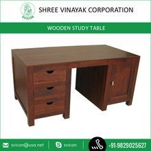 Wood Study Cum Computer Table with Multiple Drawer