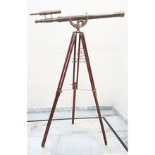 Nautical Double Barrel Telescope