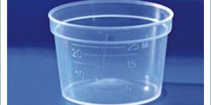 Transparent Plastic Medicine Measuring Cup