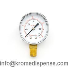Bottom Connection CO2 Regulator Replacement Gauge