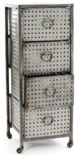 French Style Metal Drawers
