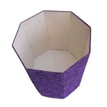 Wax Printed Paper Dustbin