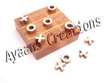 Wooden Tic Tac Toe
