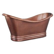 Antique Copper Patina Slipper Bath Tub