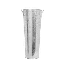 High Galvanized Vase