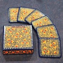 Hand Painted Custom Wood Coaster