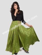 Bohemian Silk Crepe Women Trouser