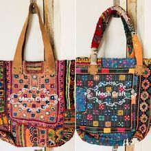 Gujarati Embroidery Work Fringe Bag