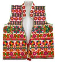 Satin Embroidery Ladies Vests