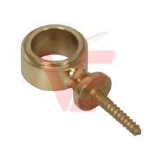 Brass Threaded Stair Rod Eye