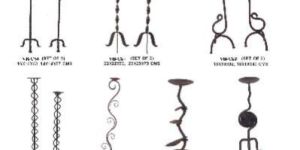 Iron Candle Holders