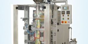 Automatic Form Fill & Seal Machine Belt Drive With Rotary Cup Filler