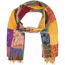 Silk Kantha Stole