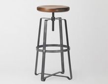 Adjustable Industrial Backless Swivel Stool