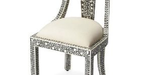 Bone Inlay Accent Chair
