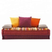 Six Seater Cotton Modular Corner Day Bed