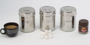 Tea, Sugar, Coffee Canister