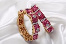 Ruby Gajra Bracelet