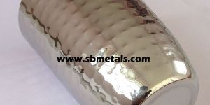 HAMMERED STEEL CANDLE HOLDER