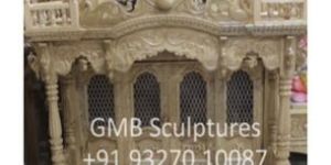 Sevan Wood Mandir with Doors