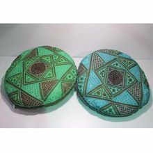 Mirror Hand Embroidery Round Cushions