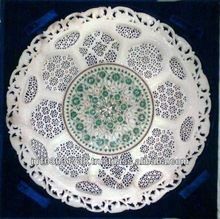 Marble Inlay Decorative Plate