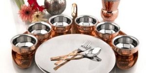 Copper Bottom Serving Dish
