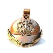 Antique Axe Badge FIREMAN HELMET