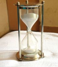 Nautical Brass Nickel Sand Timer
