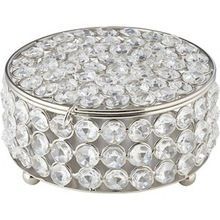 Round Mini Crystal Wedding Box