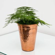 Copper Hammered Planter