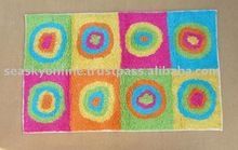COLORFUL COTTON BATH MAT