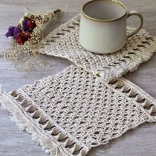 Macrame Coffee Coaster