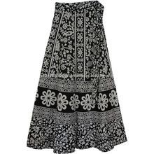 Hand Block Print Wrap Skirts / Women Beach Wrap Skirt / Cotton Magic Skirts
