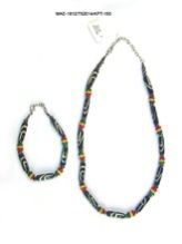 Bone Necklace in Black Color