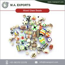 Lampwork White Color Glass Beads