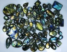 Golden, Green, Yellow, Blue Purple Labradorite Cabochon