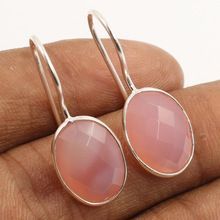 PINK CHALCEDONY Gemstones Earring