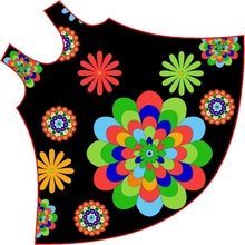 RAYON UMBRELLA DRESS FOR GIRLS