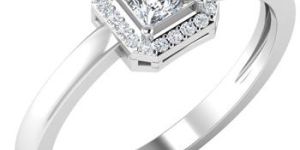 White Gold Diamond Solitaire Ring