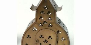 Candle Burning Iron Lantern